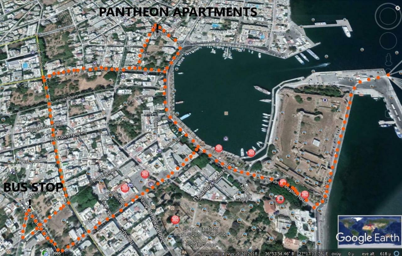 Pantheon Apartments Miasto Kos Zewnętrze zdjęcie